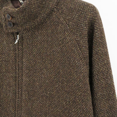 【AURALEE/オーラリー】<br>LAMA SHETLAND WOOL TWEED ZIP BLOUSON <br>A24AB03LS