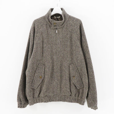 【AURALEE/オーラリー】<br>LAMA SHETLAND WOOL TWEED ZIP BLOUSON <br>A24AB03LS