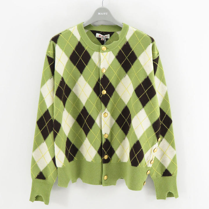 MASU 26AW DIAMOND SCRAPED SWEATER 【公式通販】