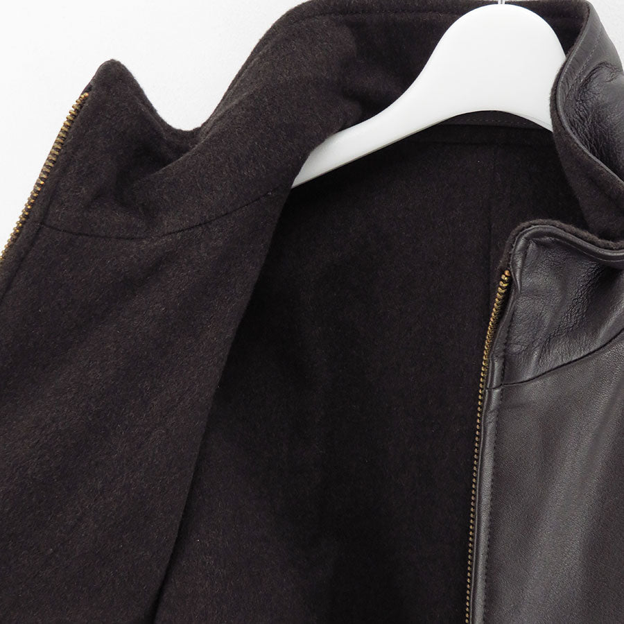 【MAATEE&SONS/マーティーアンドサンズ】<br>SPANISH LAMB 裏カシミヤ SPORTS JACKET <br>MT5303-0901