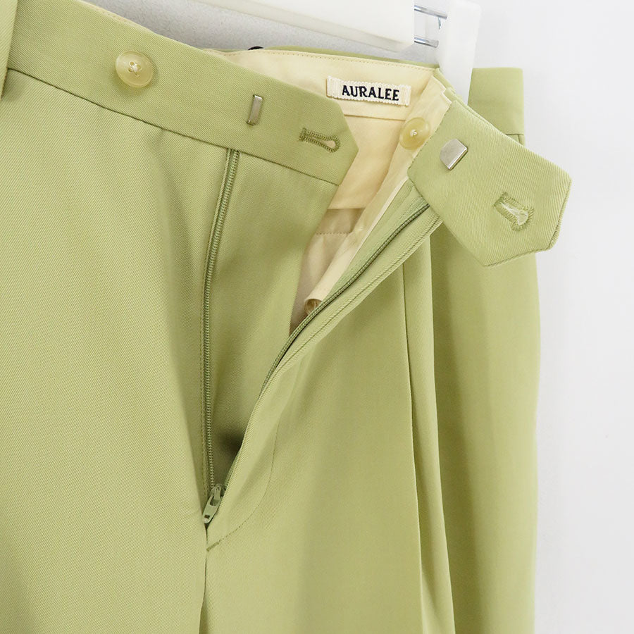 AURALEE/オーラリー】LIGHT WOOL MAX GABARDINE TWO-TUCK SLACKS A24AP03MGの通販  「ONENESS ONLINE STORE」