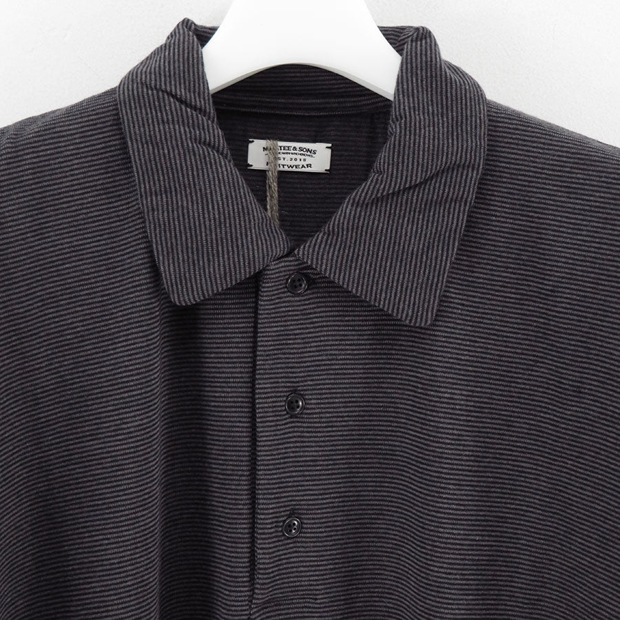 【MAATEE&SONS/マーティーアンドサンズ】<br>L/S POLO TEE <br>MT5303-0807