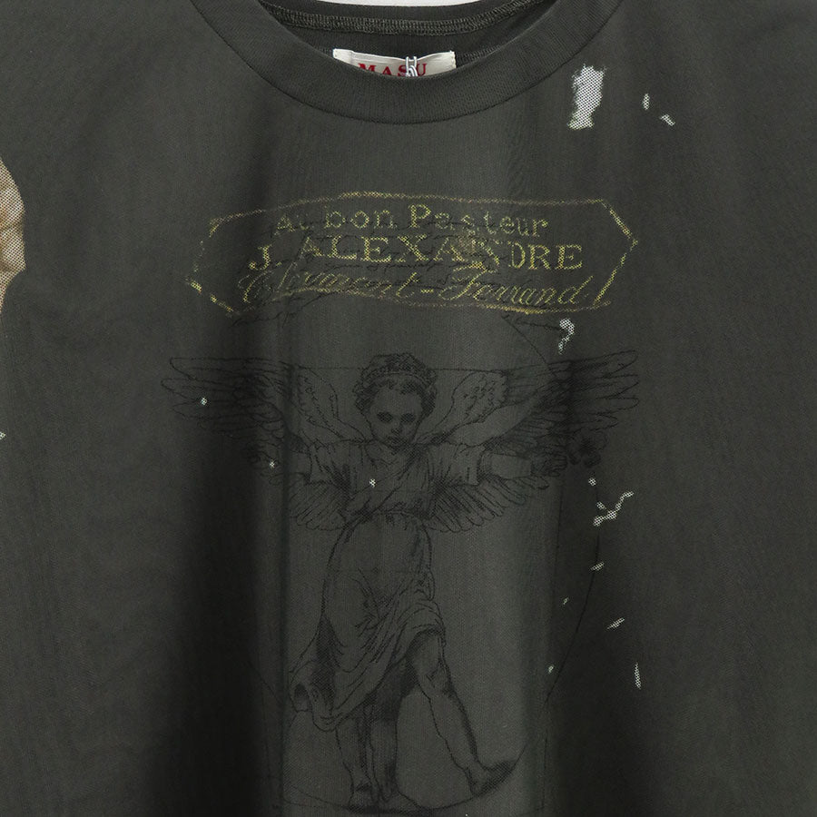 M A S U/エムエーエスユー】ANGEL DIAGRAM LAYERED T-SHIRT M26H9CS004