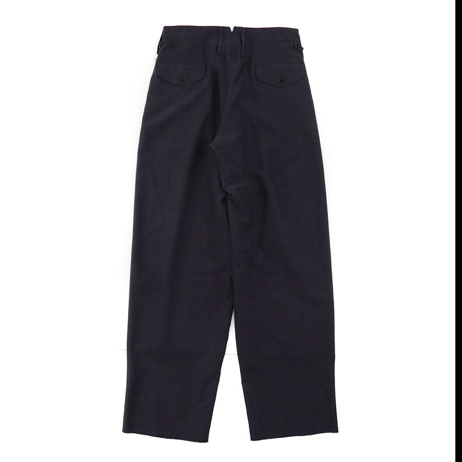 【MAATEE&SONS/マーティーアンドサンズ】<br>MILITARY SLACKS RAYONモールスキン <br>MT5303-0210A