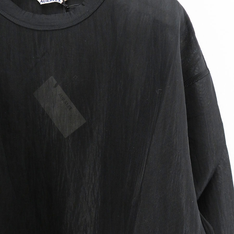 【AURALEE/オーラリー】<br>ELASTIC SHEER NYLON P/O <br>A24AP02ND