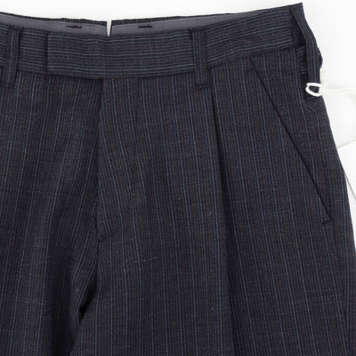 【MAATEE&SONS/マーティーアンドサンズ】<br>MILITARY SLACKS WOOL VINTAGE STRIPE <br>MT5303-0210C