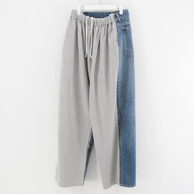 【INSCRIRE/アンスクリア】<br>Hybride Sweat Denim Pants <br>ID-PT50