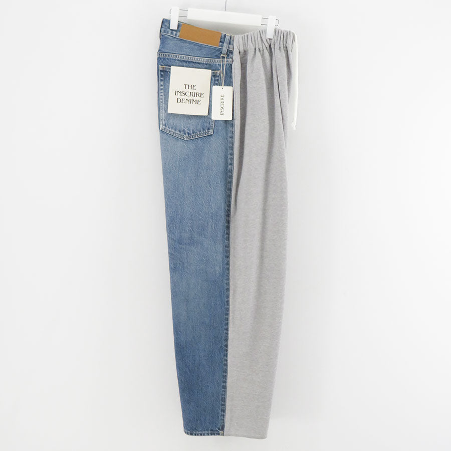 【INSCRIRE/アンスクリア】<br>Hybride Sweat Denim Pants <br>ID-PT50
