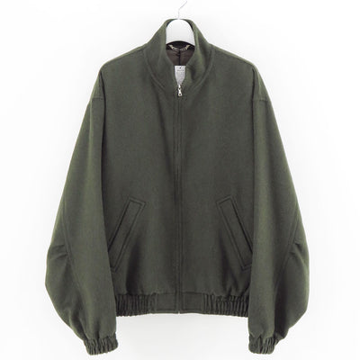 【10/3からポイント10%還元】<br>【AURALEE/オーラリー】<br>BABY CAMEL FLANNEL ZIP BLOUSON <br>A25AB03BF