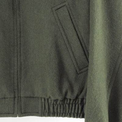【10/3からポイント10%還元】<br>【AURALEE/オーラリー】<br>BABY CAMEL FLANNEL ZIP BLOUSON <br>A25AB03BF