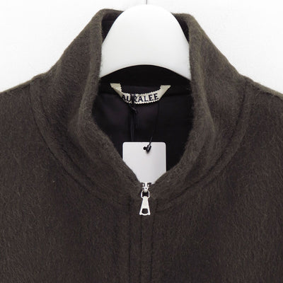 【10/3からポイント10%還元】<br>【AURALEE/オーラリー】<br>BABY CAMEL FLANNEL ZIP BLOUSON <br>A25AB03BF