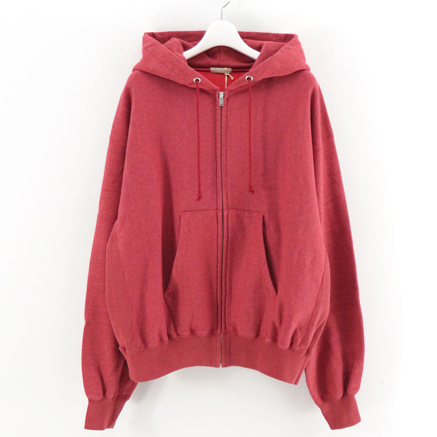 ULTERIOR/アルテリア】FADED SILKY TERRY RW ZIP UP PARKA UCS115