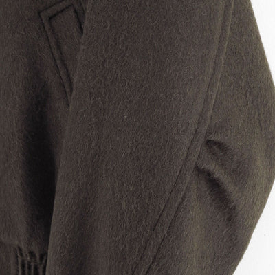 【10/3からポイント10%還元】<br>【AURALEE/オーラリー】<br>BABY CAMEL FLANNEL ZIP BLOUSON <br>A25AB03BF