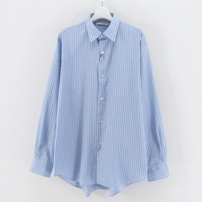 【MAATEE&SONS/マーティーアンドサンズ】<br>CHARLES SILK POPLINE FINE CHECK <br>MT4303-0603B