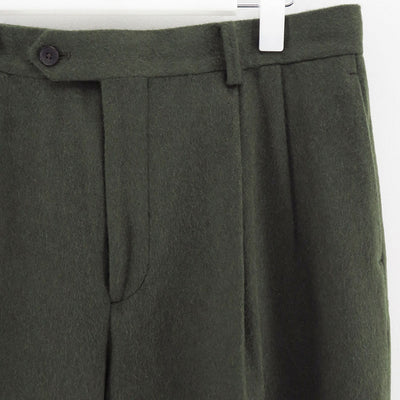 【10/3からポイント10%還元】<br>【AURALEE/オーラリー】<br>BABY CAMEL FLANNEL TWO-TUCK SLACKS <br>A25AP04BF