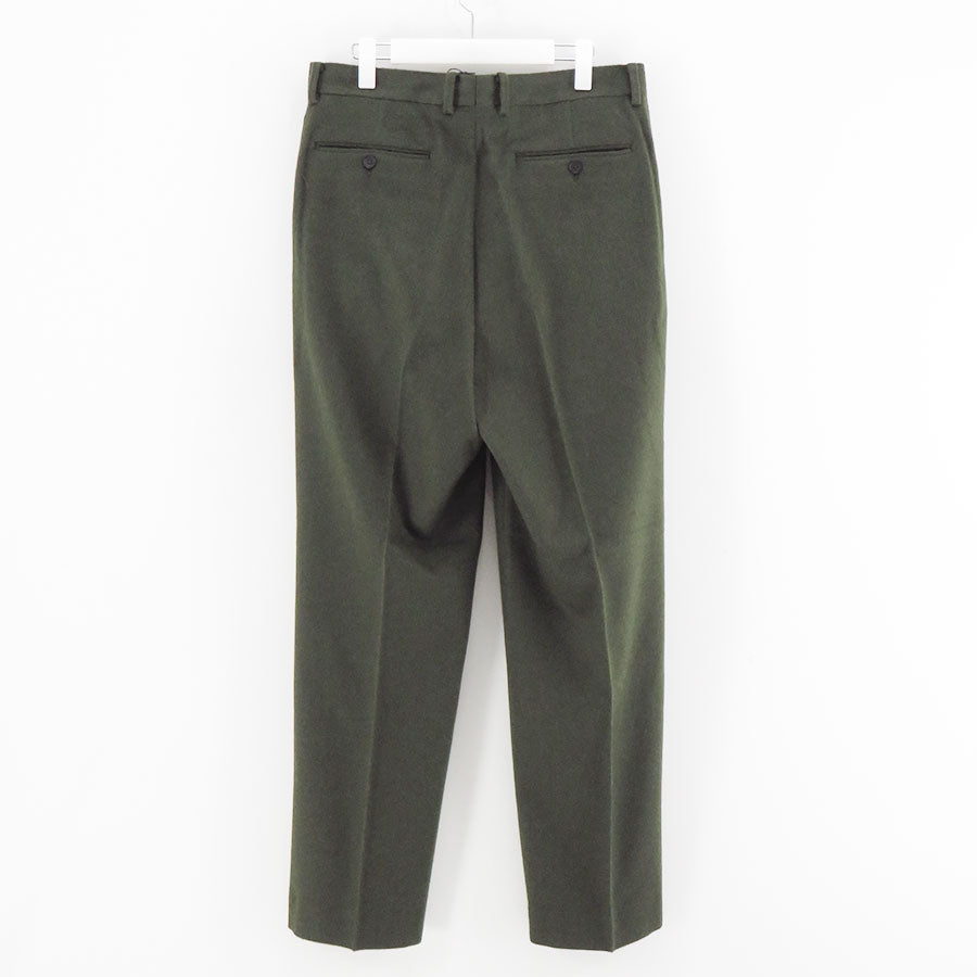 【10/3からポイント10%還元】<br>【AURALEE/オーラリー】<br>BABY CAMEL FLANNEL TWO-TUCK SLACKS <br>A25AP04BF