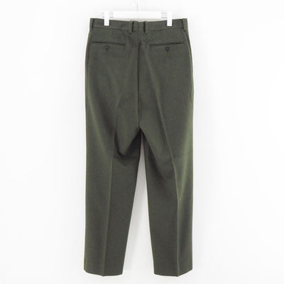 【10/3からポイント10%還元】<br>【AURALEE/オーラリー】<br>BABY CAMEL FLANNEL TWO-TUCK SLACKS <br>A25AP04BF