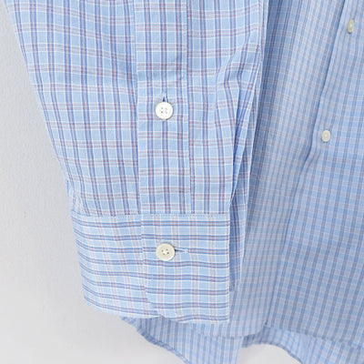 【MAATEE&SONS/マーティーアンドサンズ】<br>CHARLES SILK POPLINE FINE CHECK <br>MT4303-0603B