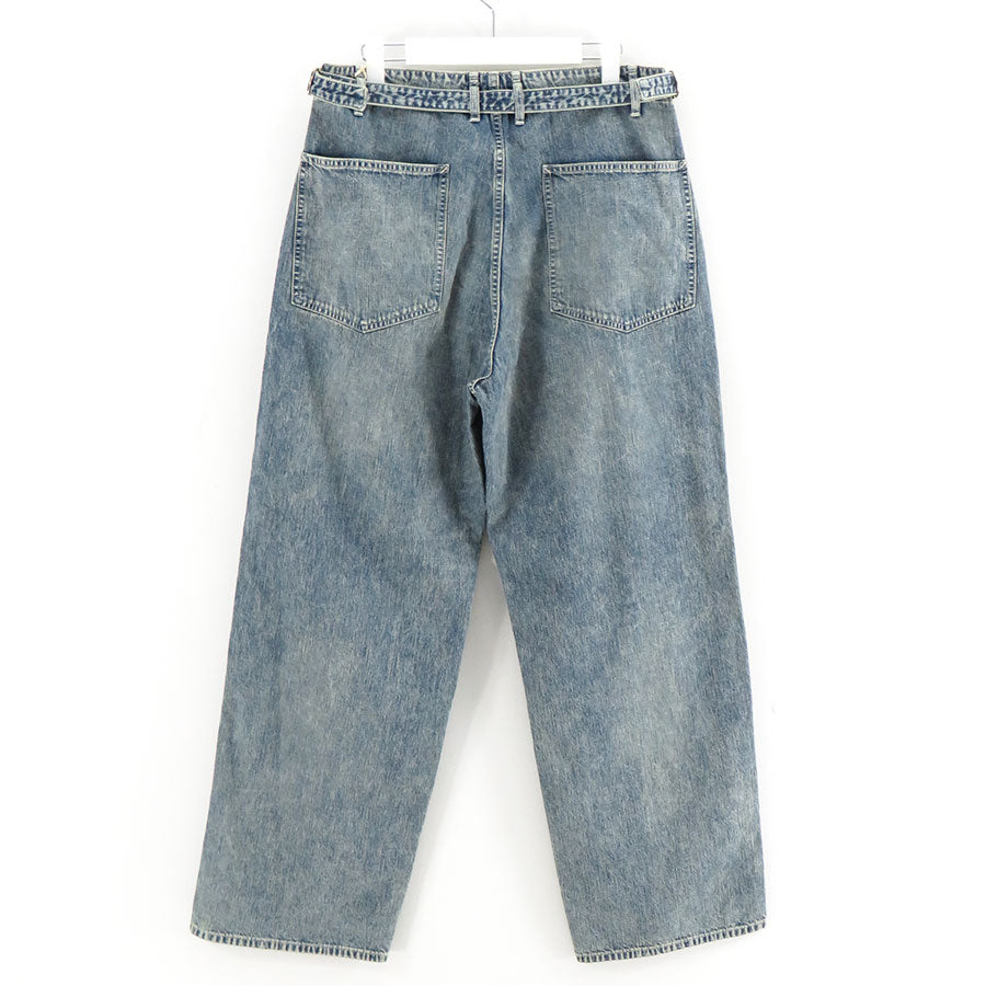 ULTERIOR/アルテリア】FADED LIGHT DENIM WORK PANTS UPT84-LC254-Bの