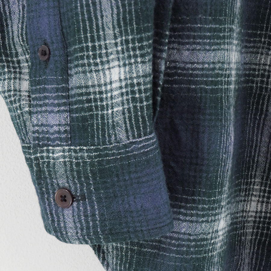 【10/3からポイント10%還元】<br>【AURALEE/オーラリー】<br>AIRY WOOL CHECK SHIRT <br>A25AS01WN