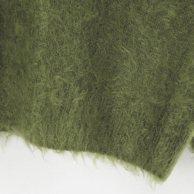 【10/3からポイント10%還元】<br>【AURALEE/オーラリー】<br>BRUSHED SUPER KID MOHAIR KNIT POLO <br>A25AP01KM