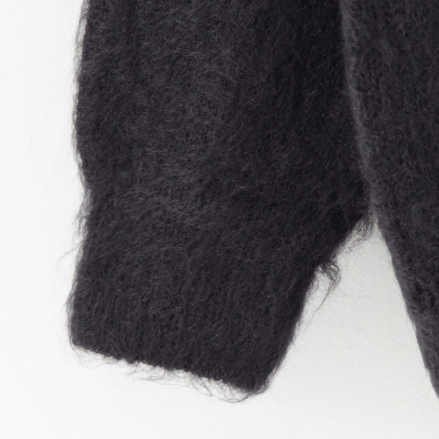 【10/3からポイント10%還元】<br>【AURALEE/オーラリー】<br>BRUSHED SUPER KID MOHAIR KNIT POLO <br>A25AP01KM