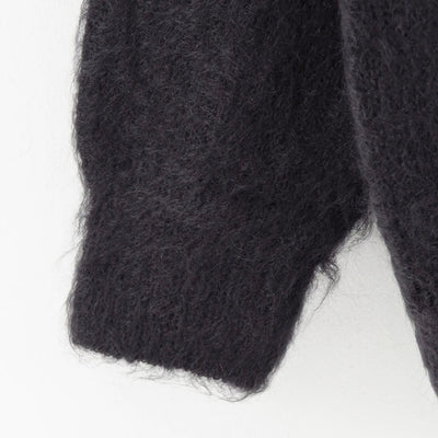 【10/3からポイント10%還元】<br>【AURALEE/オーラリー】<br>BRUSHED SUPER KID MOHAIR KNIT POLO <br>A25AP01KM
