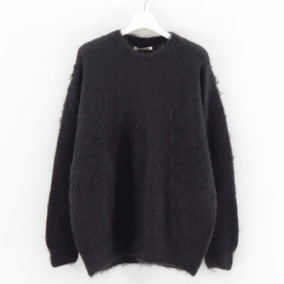【10/3からポイント10%還元】<br>【AURALEE/オーラリー】<br>BRUSHED SUPER KID MOHAIR KNIT P/O <br>A25AP02KM