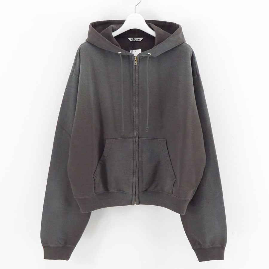 【10/3からポイント10%還元】<br>【AURALEE/オーラリー】<br>PRODUCT DYED PIMA LIGHT SWEAT ZIP PARKA <br>A25AP01MS