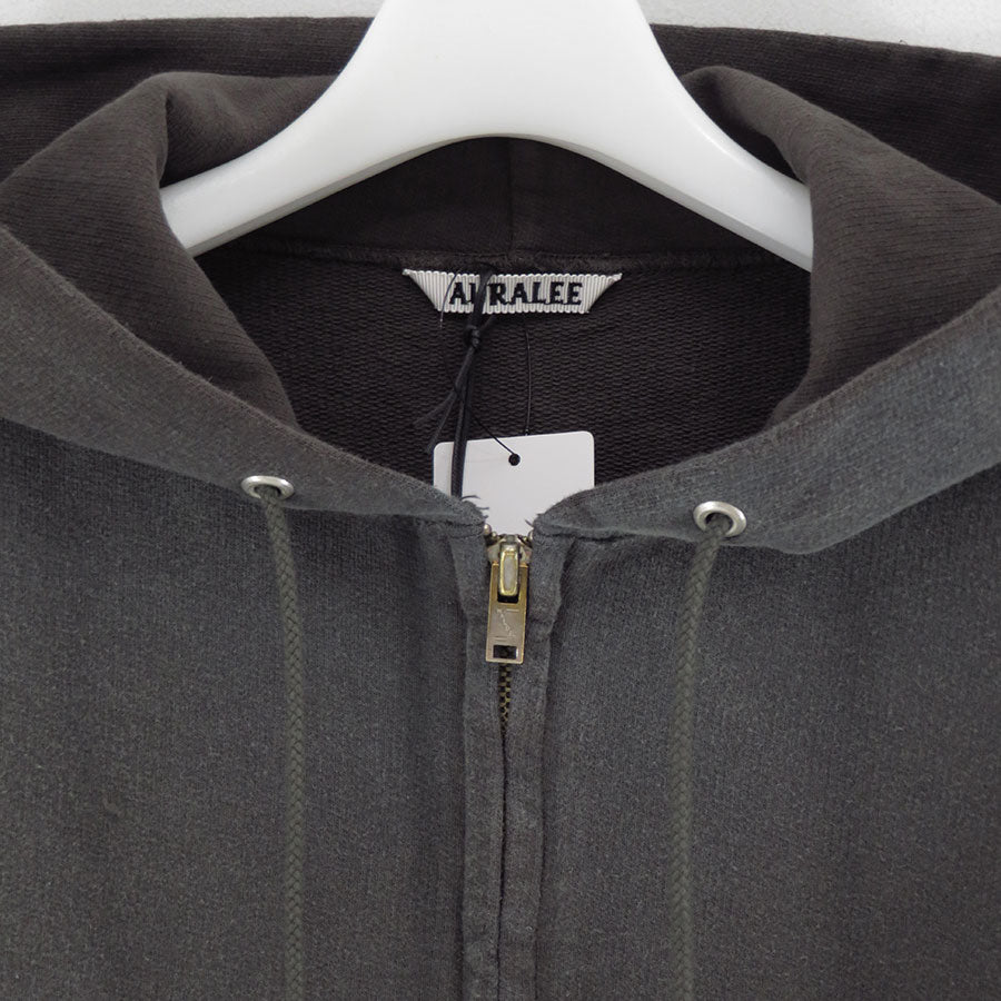 【10/3からポイント10%還元】<br>【AURALEE/オーラリー】<br>PRODUCT DYED PIMA LIGHT SWEAT ZIP PARKA <br>A25AP01MS
