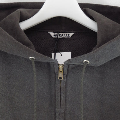 【10/3からポイント10%還元】<br>【AURALEE/オーラリー】<br>PRODUCT DYED PIMA LIGHT SWEAT ZIP PARKA <br>A25AP01MS