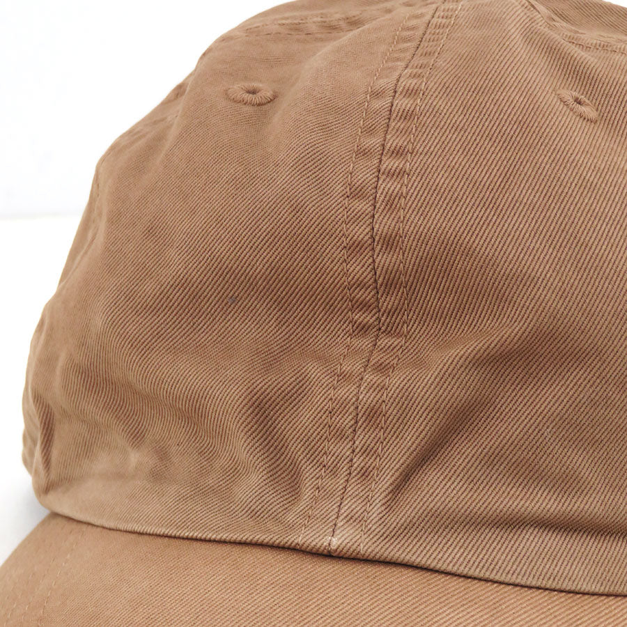【10/3からポイント10%還元】<br>【AURALEE/オーラリー】<br>PRODUCT DYED FINX CHINO CAP MADE BY KIJIMATAKAYUKI <br>A25AC06CP