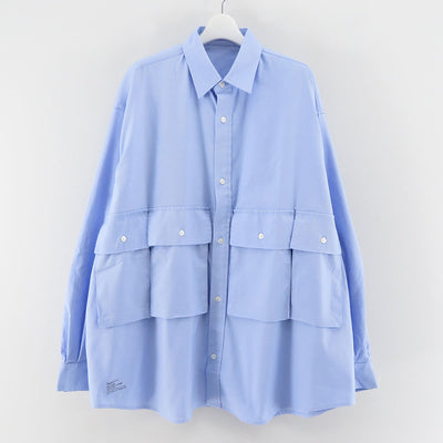 【FreshService/フレッシュサービス】<br>DRY OXFORD FLAP POCKET L/S SHIRT <br>FSW-23-SH_001