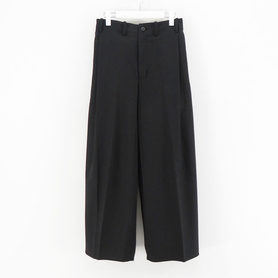 【nonnotte/ノノット】<br>Draping Crotch Box Pleats Trousers <br>N-24A-005