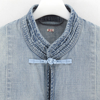 【Porter Classic/ポータークラシック】<br>CANNERY ROW DENIM CHINESE JACKET <br>PC-005-2620