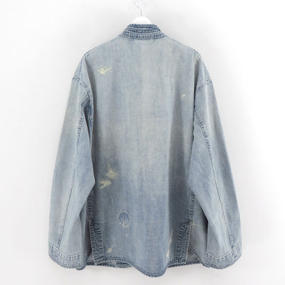 【Porter Classic/ポータークラシック】<br>CANNERY ROW DENIM CHINESE JACKET <br>PC-005-2620