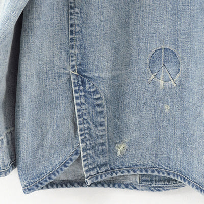 【Porter Classic/ポータークラシック】<br>CANNERY ROW DENIM CHINESE JACKET <br>PC-005-2620
