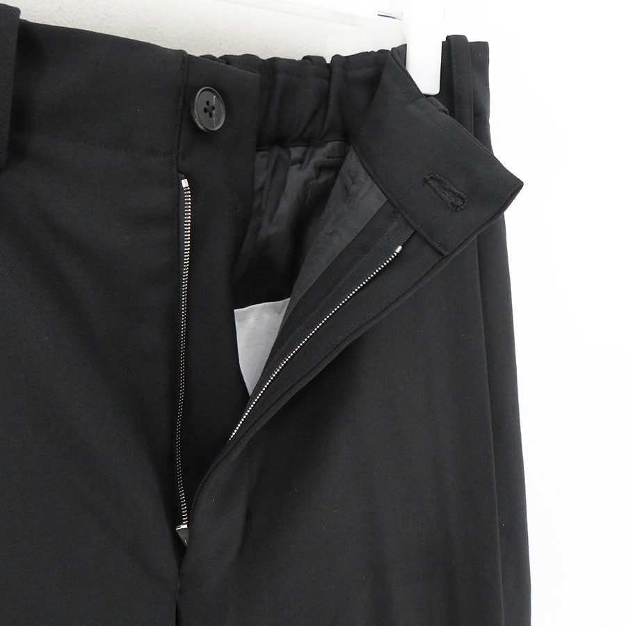 【nonnotte/ノノット】<br>Draping Crotch Box Pleats Trousers <br>N-24A-005