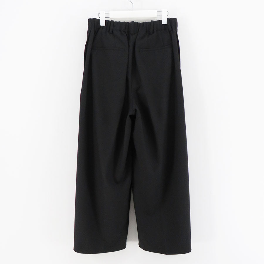 【nonnotte/ノノット】<br>Draping Crotch Box Pleats Trousers <br>N-24A-005