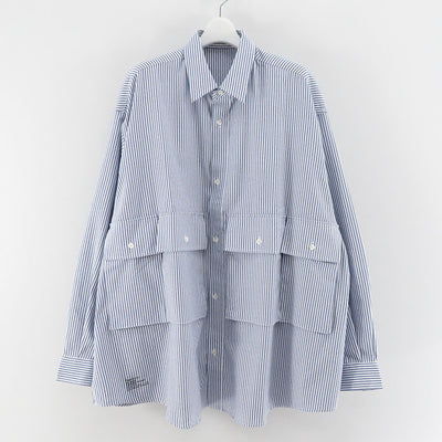 【FreshService/フレッシュサービス】<br>DRY OXFORD FLAP POCKET L/S SHIRT <br>FSW-23-SH_001