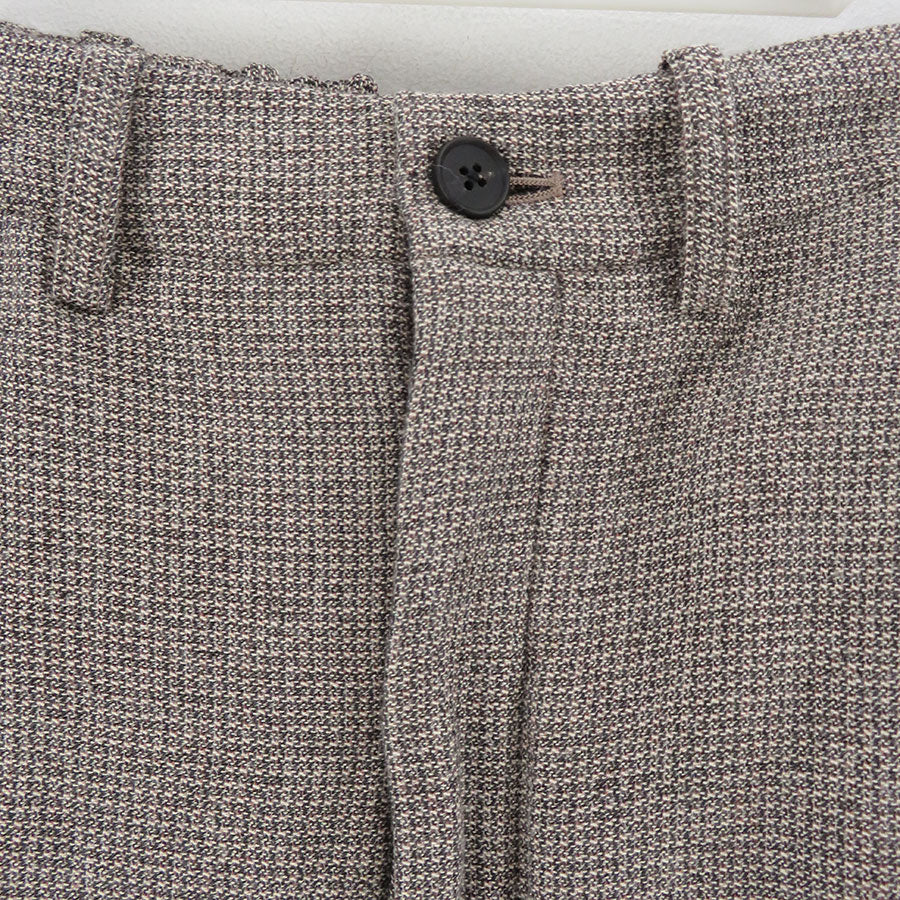 【nonnotte/ノノット】<br>Draping Crotch Box Pleats Trousers <br>N-24A-024