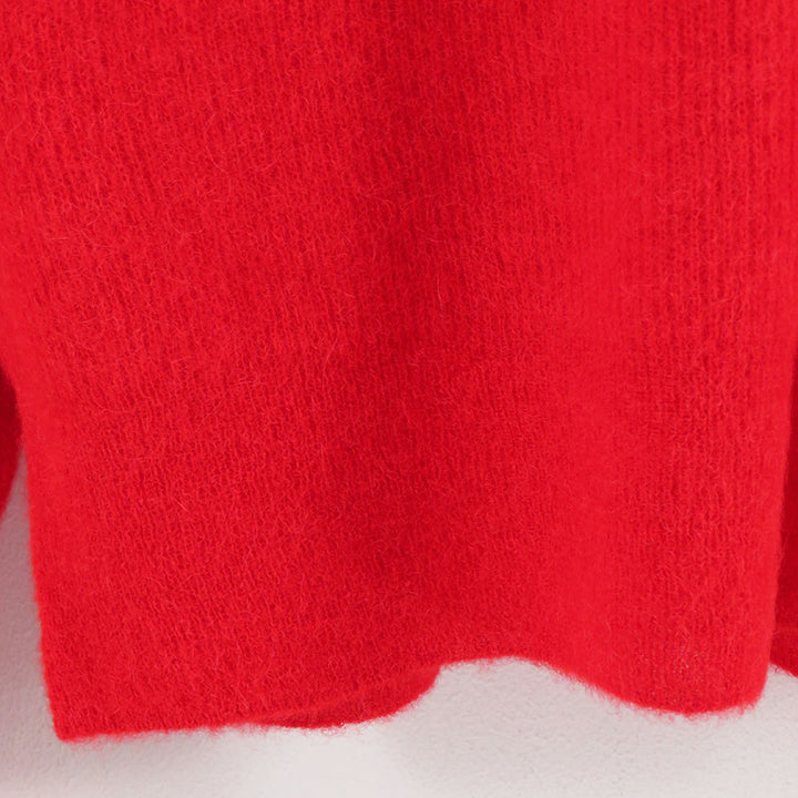 AURALEE/オーラリー】BABY SURI ALPACA SHEER KNIT SKIPPER POLO