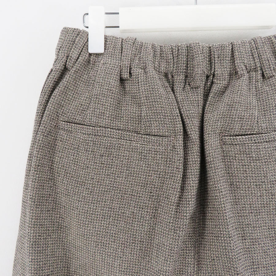 【nonnotte/ノノット】<br>Draping Crotch Box Pleats Trousers <br>N-24A-024