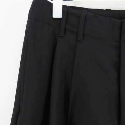 【nonnotte/ノノット】<br>2-Tuck Wide Tapered Trousers <br>N-24A-067