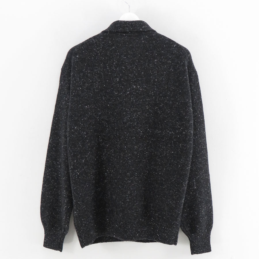 AURALEE/オーラリー】CASHMERE NEP KNIT POLO A26AP02NEの通販