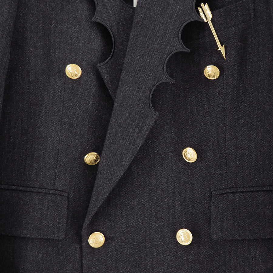 【M A S U/エムエーエスユー】<br>CRATER TAILORED JACKET <br>M25F9JK001