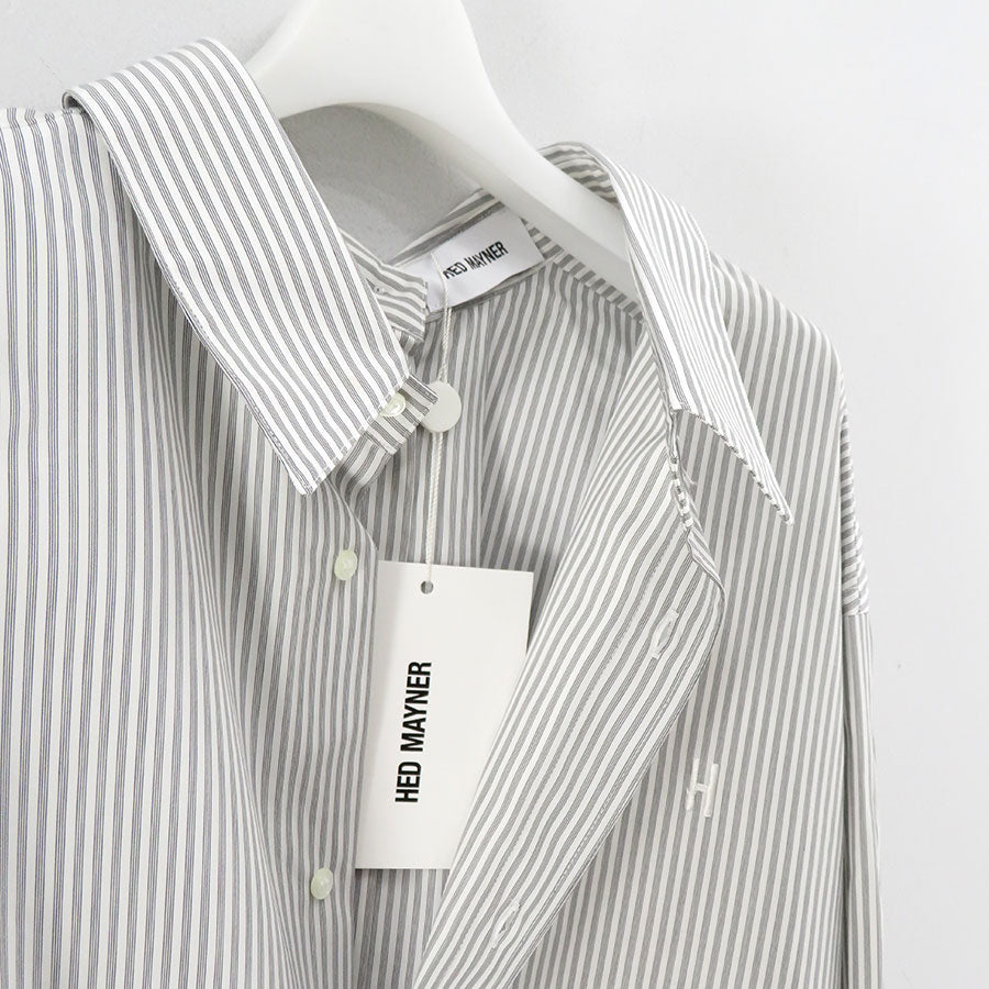 【HED MAYNER/ヘドメイナー】<br>Two-Sided Buttoned Shirt <br>HM00S78