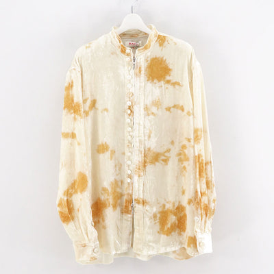 【M A S U/エムエーエスユー】<br>VICRORIAN ZIP-UP SHIRT <br>M25F9SL002