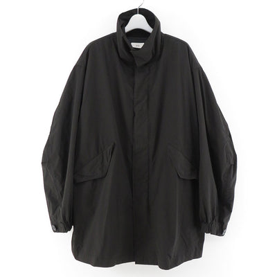 【ATON/エイトン】<br>AIR WEATHER SHORT MODS COAT (BLACK) <br>JKAGSW1800