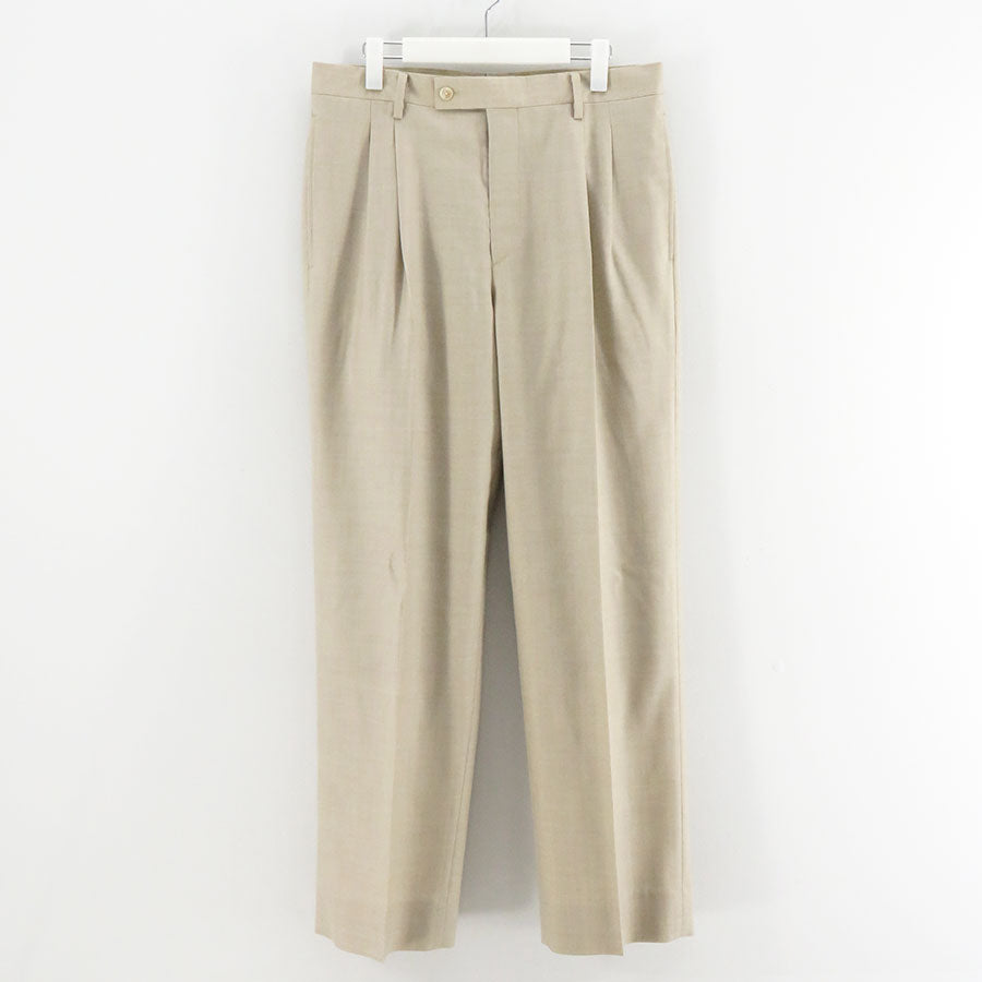AURALEE/オーラリー】SUPER LIGHT WOOL TWO-TUCK SLACKS A26AP03OSの